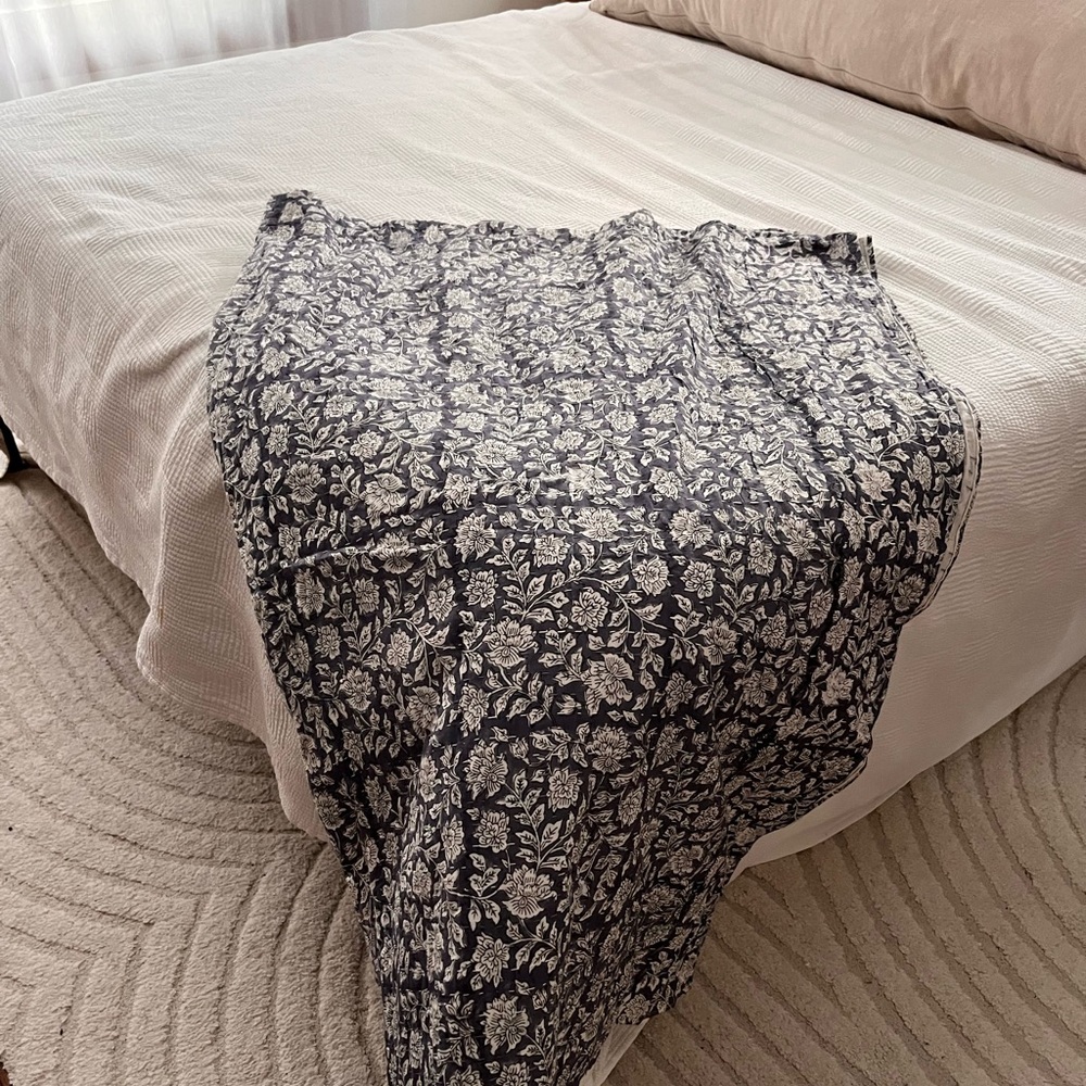 100% cotton handmade Indian bedcover